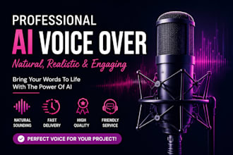 generate human like ai voice over