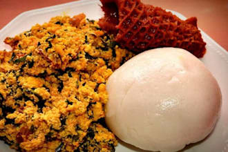 teach you how to make eba and ewedu