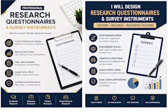 design research questionnaires and survey instrument
