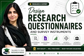 design research questionnaires and survey instrument