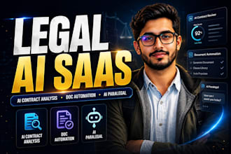 build legal ai saas web app, ai contract analysis, doc automation, ai paralegal