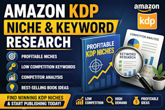 find profitable amazon KDP niches and keywords