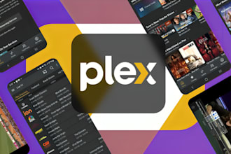 install and automate plex, emby or jellyfin media sever with iptv