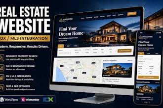 build a responsive real estate website with idx mls integration