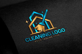 create eye catching carpet cleaning company logo