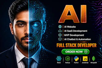be your ai software developer,website development,sass,ai website and ai web app