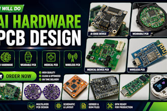 do ai hardware pcb, wearable pcb design, medical device pcb and wireless pcb