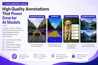 do data annotation, image annotation, data labeling for ai models