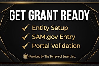 provide a step by step blueprint to structure your organization for government