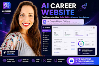 develop saas ai career website, ai job portal, ai recruitment website