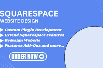 design and redesign squarespace website