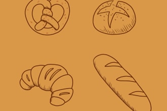 create clean and unique doodle art designs