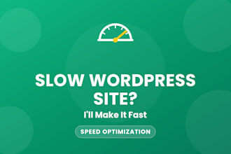 speed up and optimize your slow wordpress website