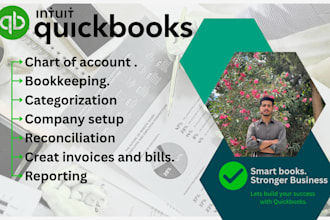 do your monthly bookkeeping in quickbooks
