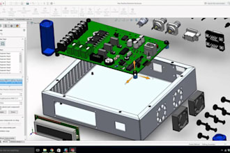 do 3d pcb enclosure design, pcb caseing for 3d printing prototype ready