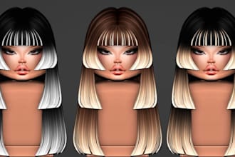 create high quality ugc hair, accessories, and character items