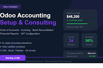 be your odoo consultant  for accounting and invoicing