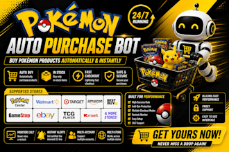 auto buying bot shopping bot target bot auto purchase bot pokemon bot