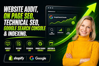 do website audit, on page, technical seo, google search console and indexing