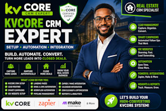 be your kvcore CRM expert for CRM setup, automation and integration