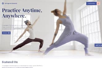 design squarespace yoga studio website meditation center site wellness retreat