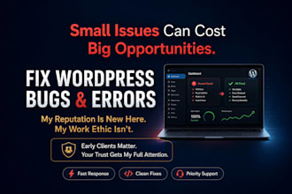 fix wordpress bugs and errors