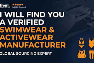 find you a verified swimwear and activewear manufacturer