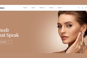 jewelry website jewelry store  jewelry shopify shopify website  dropshipping sto
