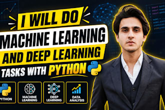 do machine learning and deep learning tasks with python