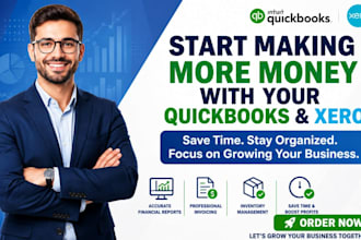 setup quickbooks xero invoicing account reporting inventory data management