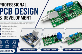 design esp32 stm32 iot pcb, embedded hardware and firmware