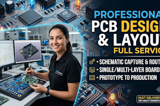 provide professional pcb design and schematic engineering
