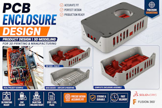 do custom pcb enclosure design for 3d printing cnc and manufacturing