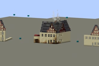 create a minecraft building for you
