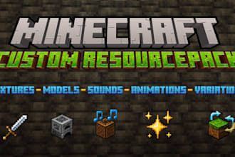 create and customize a minecraft resource pack