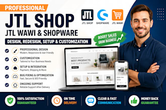 fix customize redesign setup develop jtl shop jtl wawi shopware store with SEO