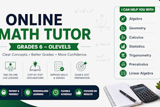 be your math tutor for school and olevels