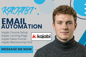 setup kajabi email automation kajabi online course kajabi one page sale funnel