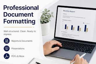 provide professional document formatting