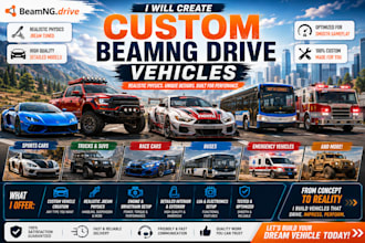 create custom beamng drive vehicles with realistic physics