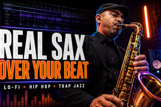 add a real sax melody or lick to your beat or instrumental