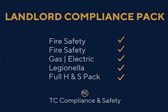 create a UK landlord compliance pack fire risk legionella and hmo documents