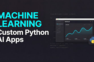 develop custom machine learning models and ai apps in python
