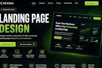 do landing page UI UX design website landing page design in figma
