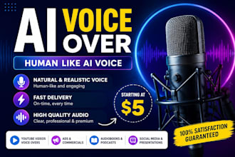 create natural human aivoiceover from your text