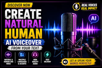 create realistic al voice over from ur text