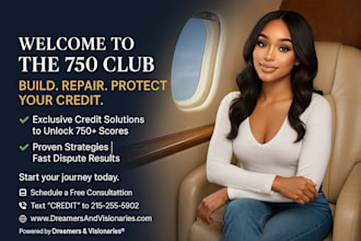 provide credit repair consulting and financial literacy coaching