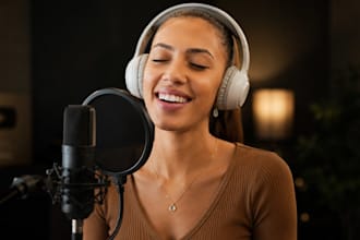 record harmony vocals gospel song choir worship christian female singer