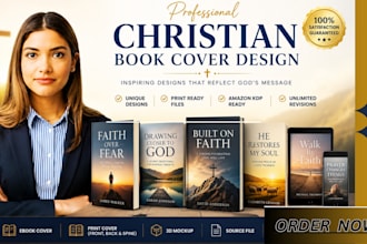 design a professional christian book cover, religious ebook ,and spiritual cover