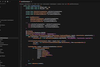 develop a rest API using spring boot or fastapi